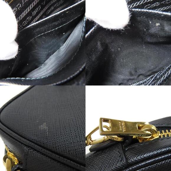 PRADA Black Saffiano Shoulder Bag - Picture 8 of 11